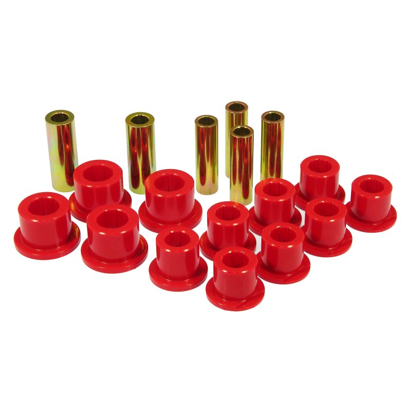 Prothane 99-04 Ford F250 SD 4wd Rear Leaf Spring Bushings - Red