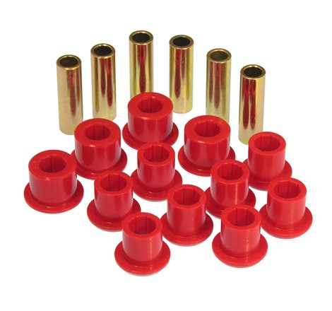 Prothane 98-08 Ford Ranger Rear Leaf Spring Bushings - Red