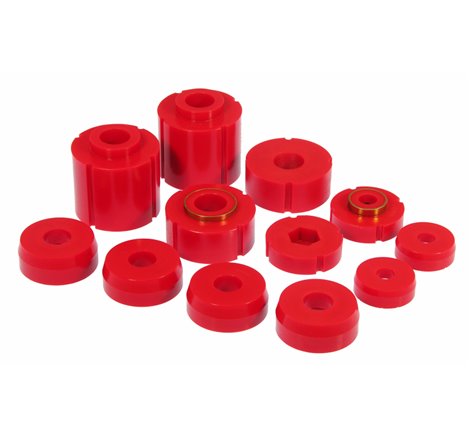 Prothane 84-88 Ford Bronco II Body Mount Kit - Red