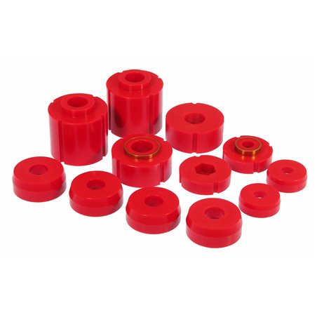 Prothane 84-88 Ford Bronco II Body Mount Kit - Red