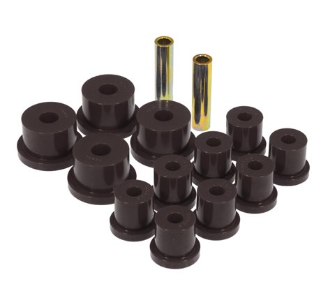 Prothane 64-65 Ford Mustang Rear Spring & 9/16in Shackle Bushings - Black