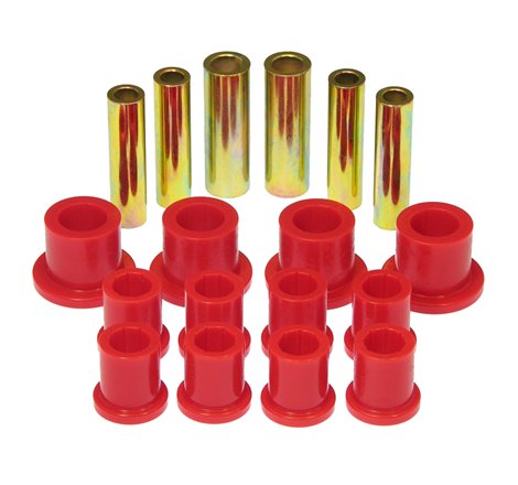 Prothane 04-06 Ford F150 Rear Leaf Spring Bushings - Red