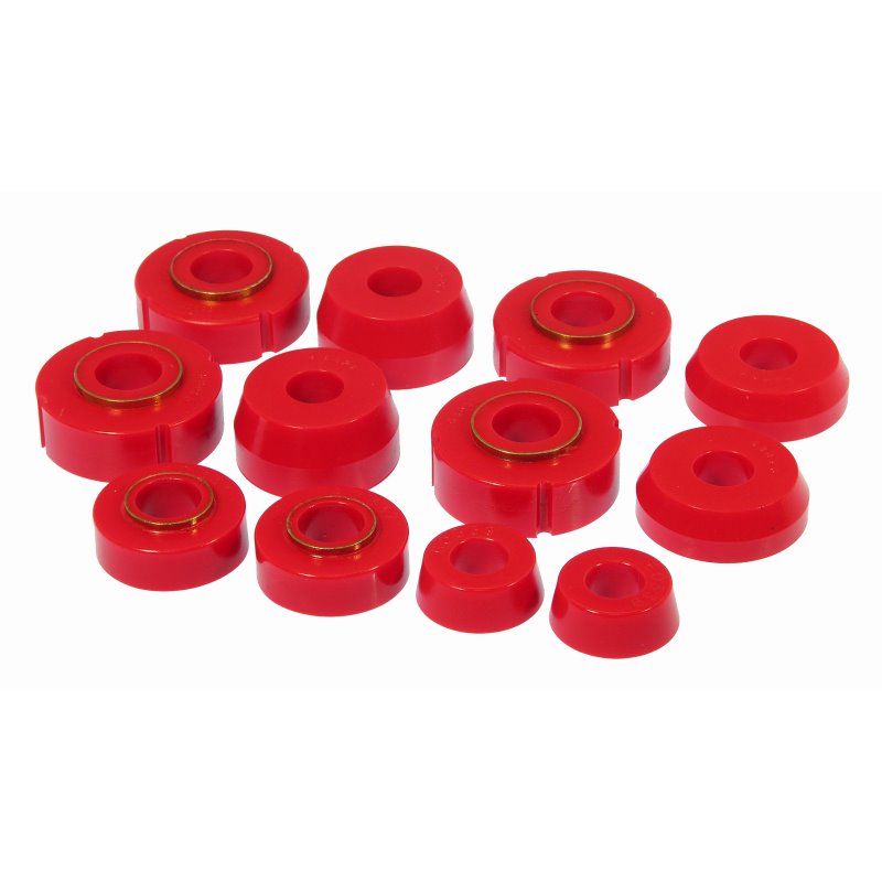 Prothane 66-79 Ford F100-350 2wd Body Mount - Red