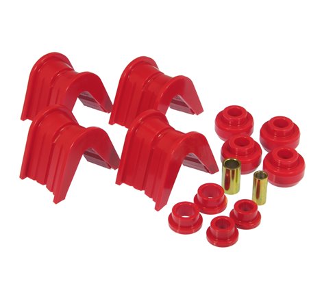 Prothane 66-79 Ford Trucks 14-Piece Bushing Set - 2deg Offset - Red