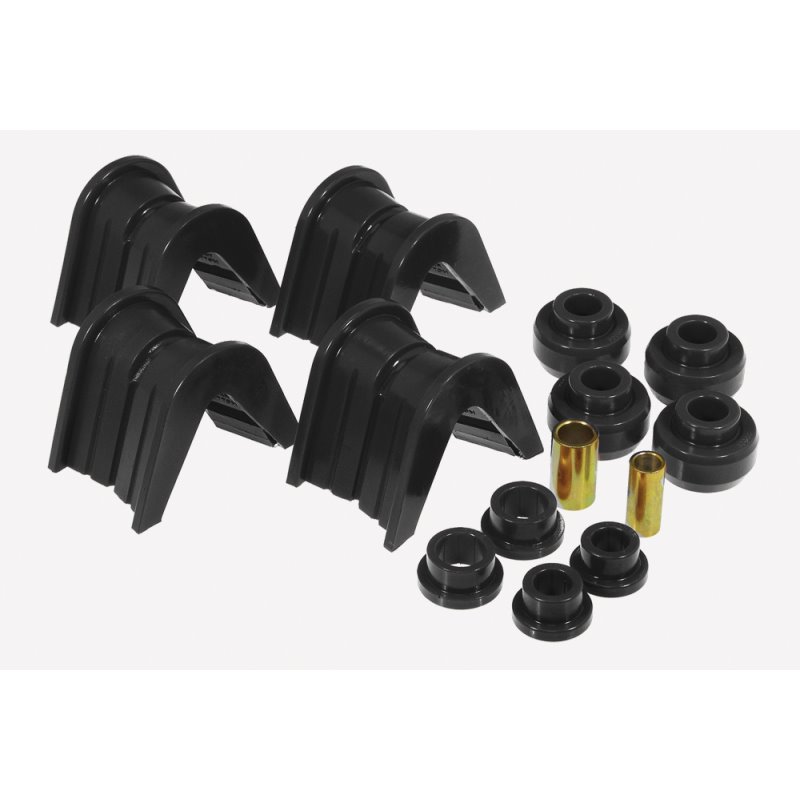 Prothane 66-79 Ford Trucks 14-Piece Bushing Set - 2deg Offset - Black