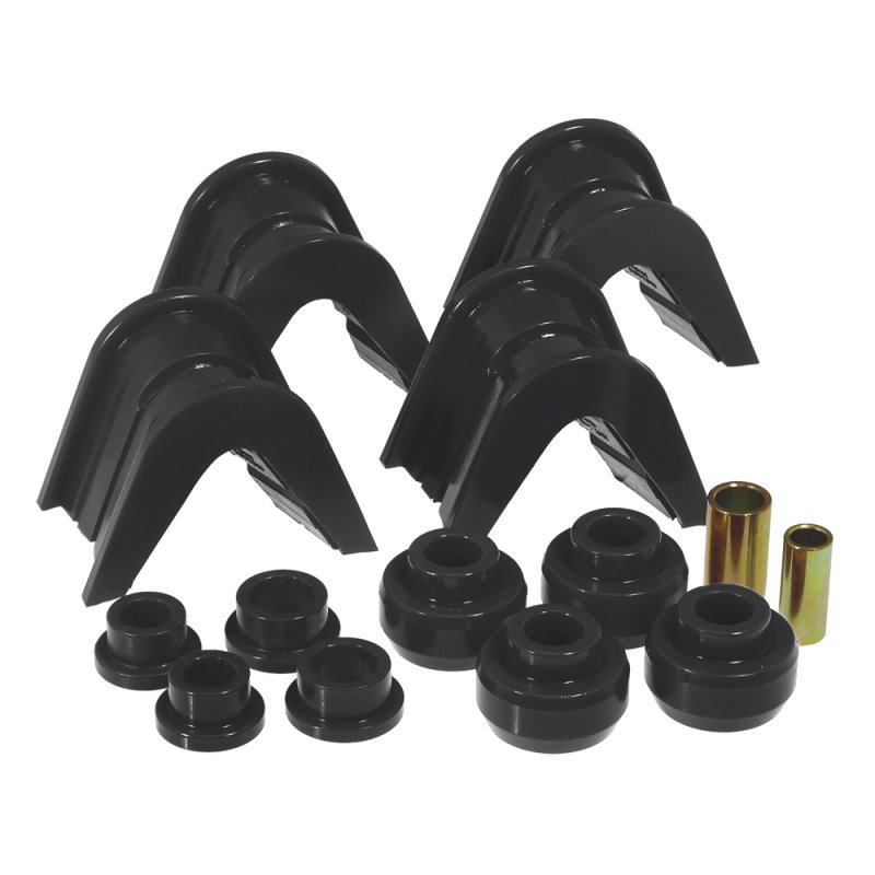 Prothane 66-79 Ford Trucks 14-Piece Bushing Set - 4deg Offset - Black