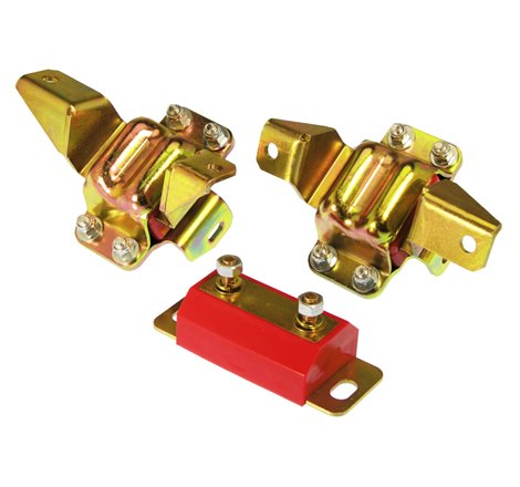 Prothane Ford Motor & Trans Mount Kit - Red