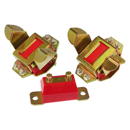 Prothane Ford Motor & Trans Mount Kit - Red