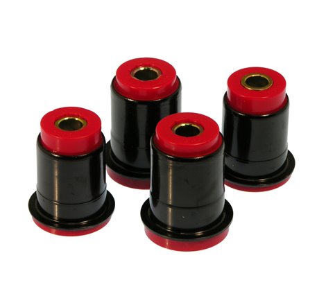 Prothane 79-93 Ford Mustang Front Control Arm Bushings w/ Shell - Red