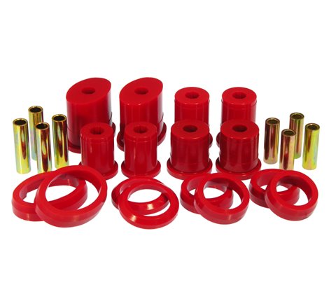 Prothane 99-04 Ford Mustang Rear Lower Oval Control Arm Bushings - Red