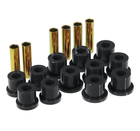 Prothane 81-87 GM Rear Spring & Shackle Bushings (w/ 1 3/8in Bushings) - Black