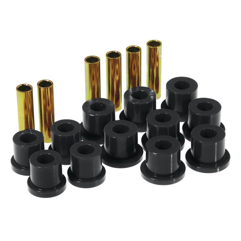 Prothane 81-87 GM Rear Spring & Shackle Bushings (w/ 1 3/8in Bushings) - Black