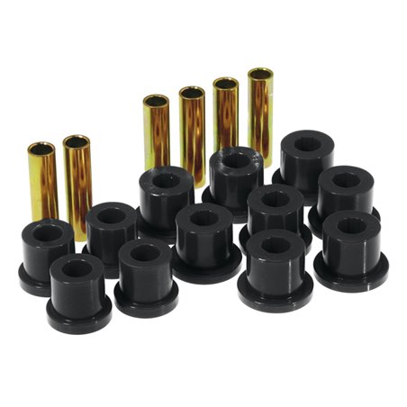 Prothane 81-87 GM Rear Spring & Shackle Bushings (w/ 1 3/8in Bushings) - Black