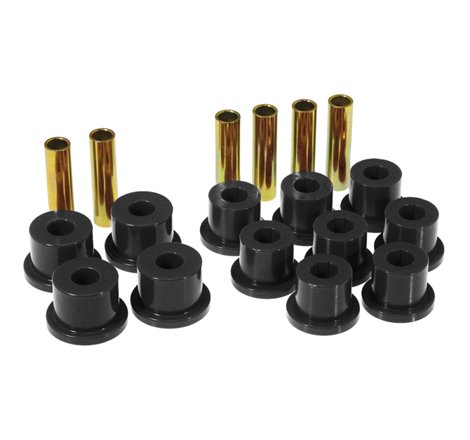 Prothane 73-87 GM Rear Spring & Shackle Bushings (w/ 1.5in Bushings) - Black