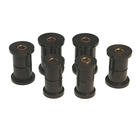 Prothane 81-87 GM Rear Spring & Shackle Bushings (w/ 1 3/8in Bushings) - Black