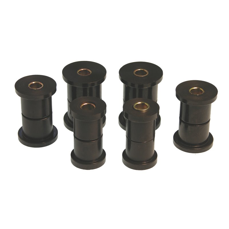 Prothane 81-87 GM Rear Spring & Shackle Bushings (w/ 1 3/8in Bushings) - Black