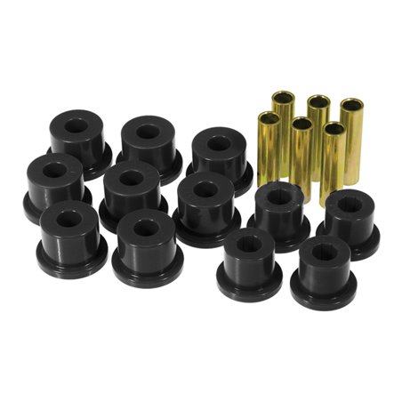 Prothane 81-87 GM K30 Rear Spring & Shackle Bushings (w/ 1.5in OD Frame Shackle Bush) - Black