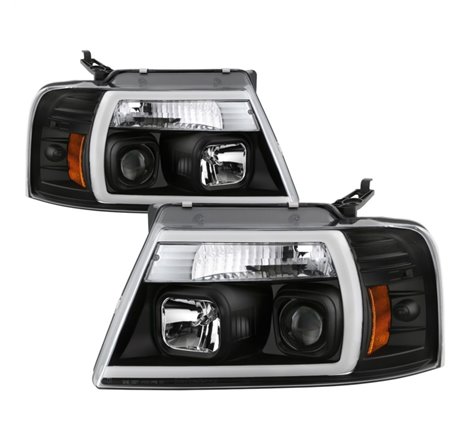 Spyder Ford F-150 04-08 High-Power LED Headlights - Black PRO-YD-FF15004PL-BK