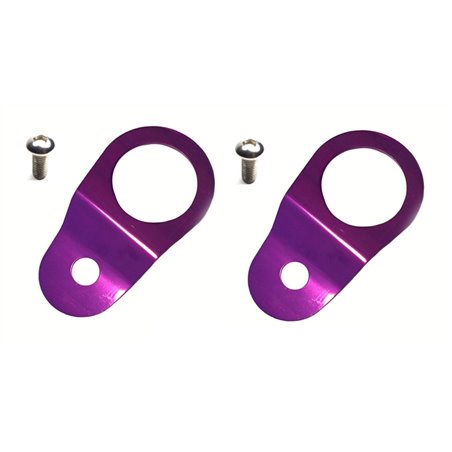 Torque Solution Radiator Mount Combo (Purple) : Mitsubishi Evolution 7/8/9