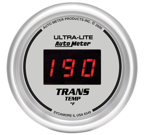 Autometer Ultra-Lite 52mm 0-300 Deg F Digital Oil Temperature