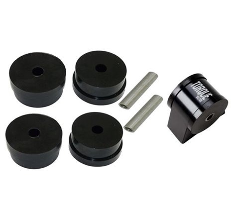 Torque Solution Side Mount Inserts & Billet Front Engine Mount Combo: Mitsubishi Evolution X 08-14