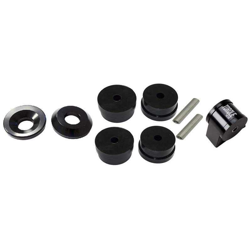 Torque Solution Side/Rear Mount Inserts & Billet Front Engine Mount Combo: Mitsubishi Evo X 08-14