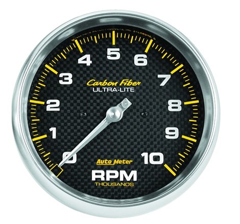 Autometer Carbon Fiber Series 5-inch 10000 RPM Tachometer