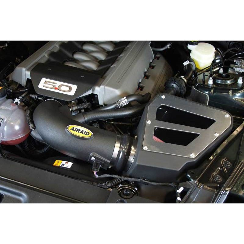 Airaid 2015 Ford Mustang 5.0L V8 Intake System (Oiled / Red Media)