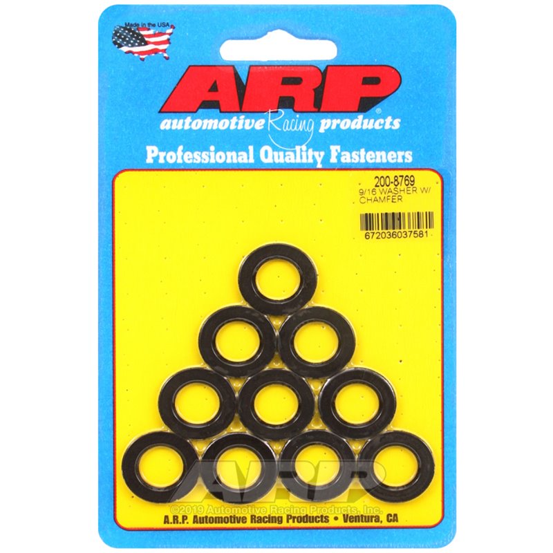 ARP 9/16 ID 1.00 OD Chamfer Washers (10 pack)