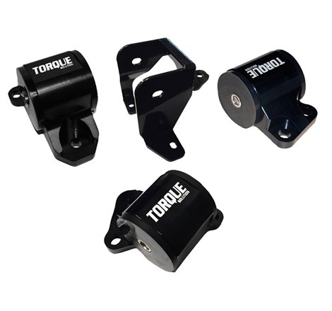 Torque Solution Billet Aluminum Mount Kit (2 Bolt): 96-00 Honda Civic EK B/D-Series