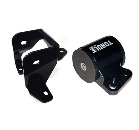 Torque Solution Billet Aluminum Left Engine Mount (2 Bolt): 96-00 Honda Civic EK B/D-Series