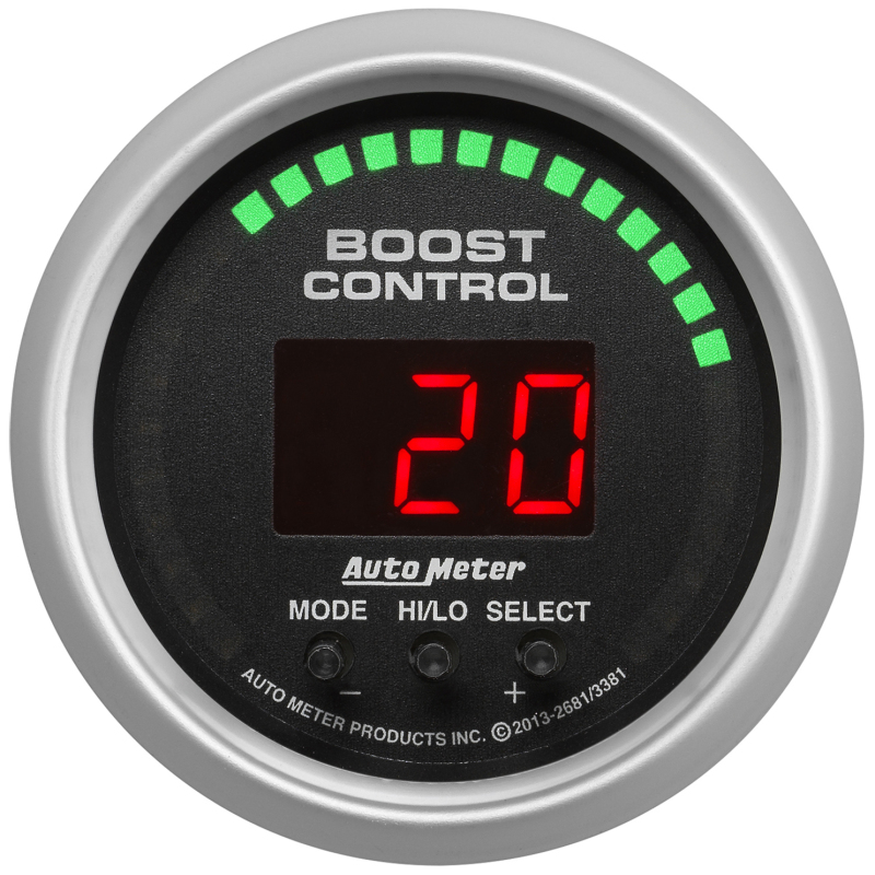 Autometer Sport-Comp 52mm 30inHG/30psi Digital Boost Controller