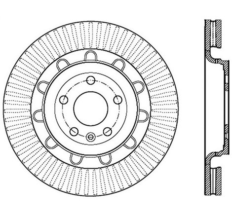 StopTech Slotted & Drilled Sport Brake Rotor