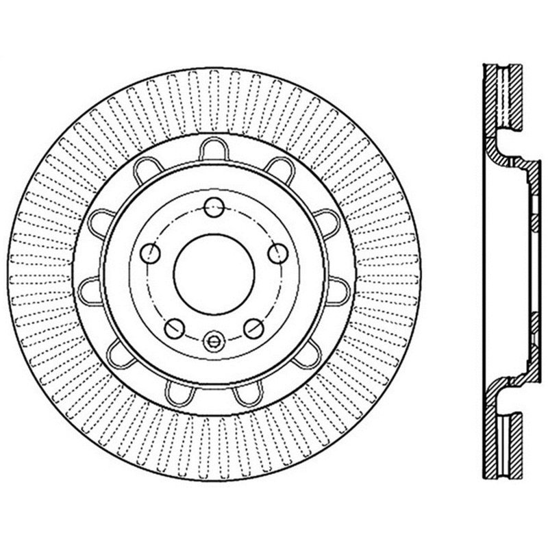 StopTech Slotted & Drilled Sport Brake Rotor