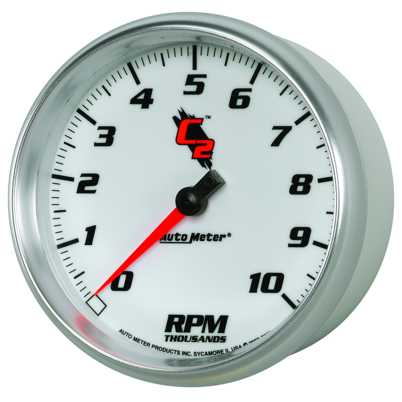 Autometer C2 5 inch 10000 RPM In-Dash Tachometer