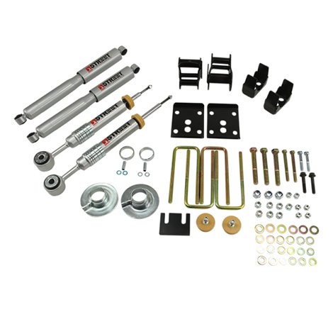 Belltech 09-13 Ford F150 Std Cab 2wd Short Bed 2WD Lowering Kit w/ SP Shocks 4in R Drop