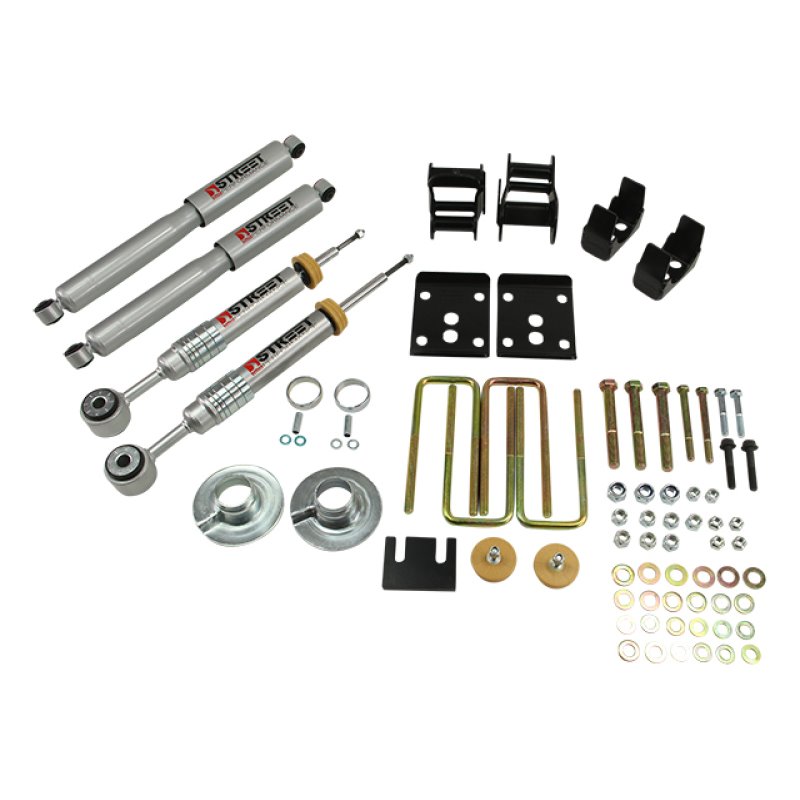 Belltech 09-13 Ford F150 Std Cab 2wd Short Bed 2WD Lowering Kit w/ SP Shocks 4in R Drop