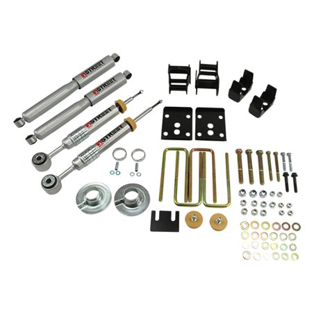 Belltech 09-13 Ford F150 Std Cab 2wd Short Bed 2WD Lowering Kit w/ SP Shocks 4in R Drop