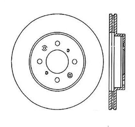 StopTech Power Slot 90-01 Integra (exc. Type R) /90-05 Civic EX/94-95 Civic SI wABS/99-03 Civic SI/