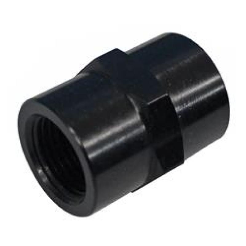 Fragola 1/4 FPT Coupler - Black