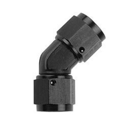 Fragola -8AN x 45 Degree Female Coupler - Black