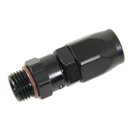 Fragola -6 Straight x 9/16 18 (6) Hose End Black