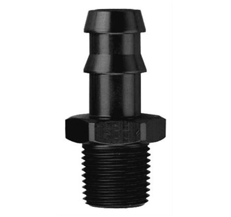 Fragola 1/4 Hose Barb x 1/8 NPT - Black