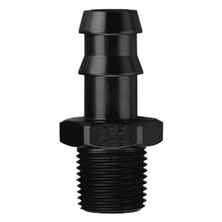 Fragola 1/4 Hose Barb x 1/8 NPT - Black