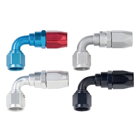 Fragola -16AN x 90 Degree Power Flow Hose End