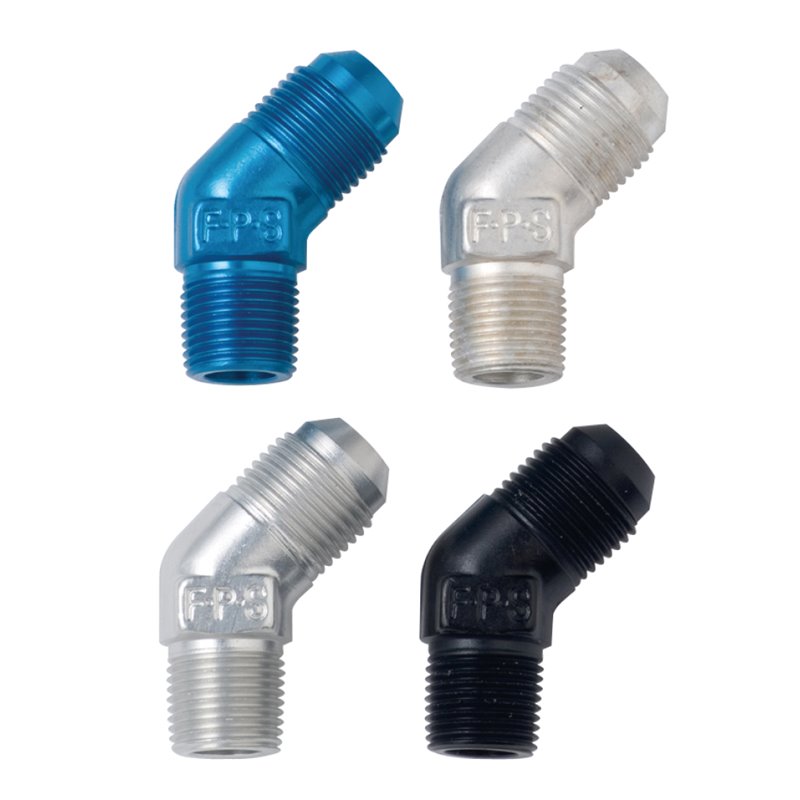 Fragola -3AN x 1/8 NPT 45 Degree Adapter