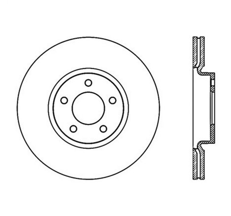 StopTech Power Slot 07-09 Mazdaspeed3 Slotted Left Front Rotor