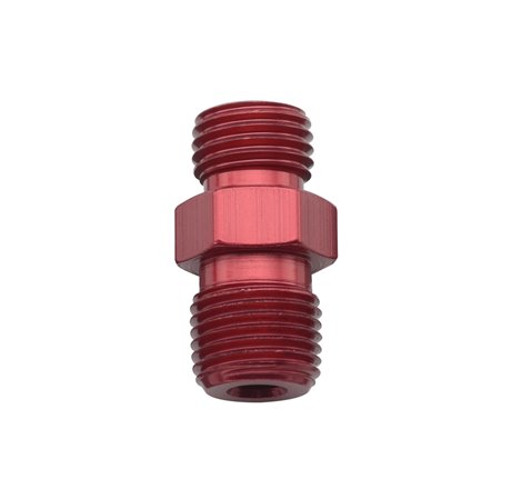 Fragola -3AN x 1/8 NPT Nitrous Flare Jet x NPT Adapter - Red