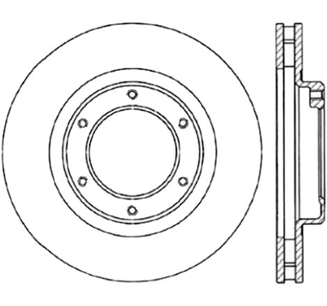 StopTech Cryo Slotted Sport Brake Rotor - Left