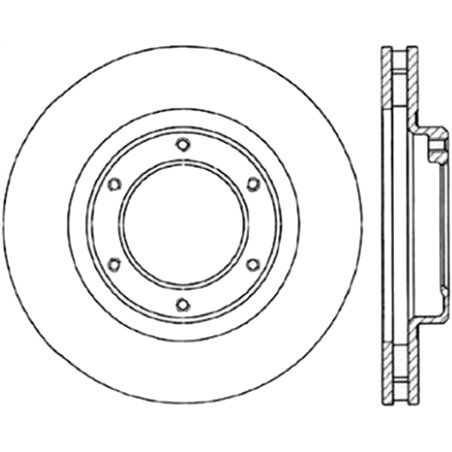 StopTech Cryo Slotted Sport Brake Rotor - Left